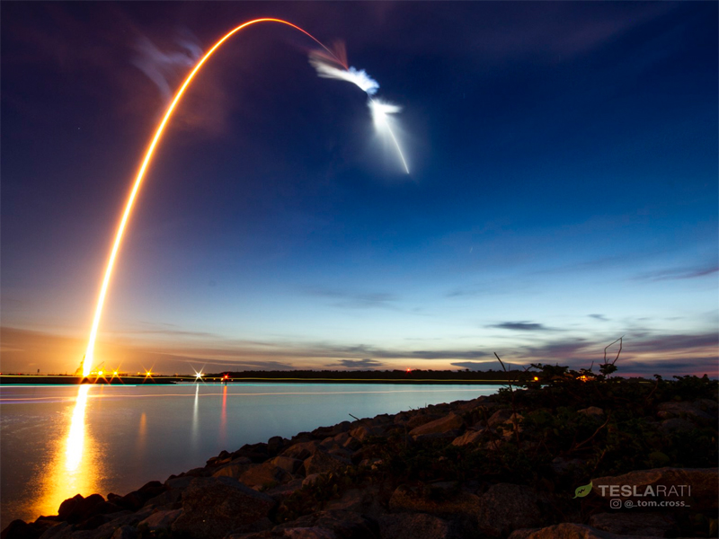 Time lapse of take off