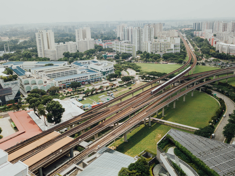 highway over city