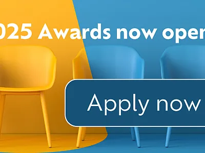 A spotlight on a chair highlights that the 2025 ASA, CSSA, and SSSA awards are now open.